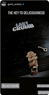 Grant Achatz's Instagram post featuring Last Crumb cookies